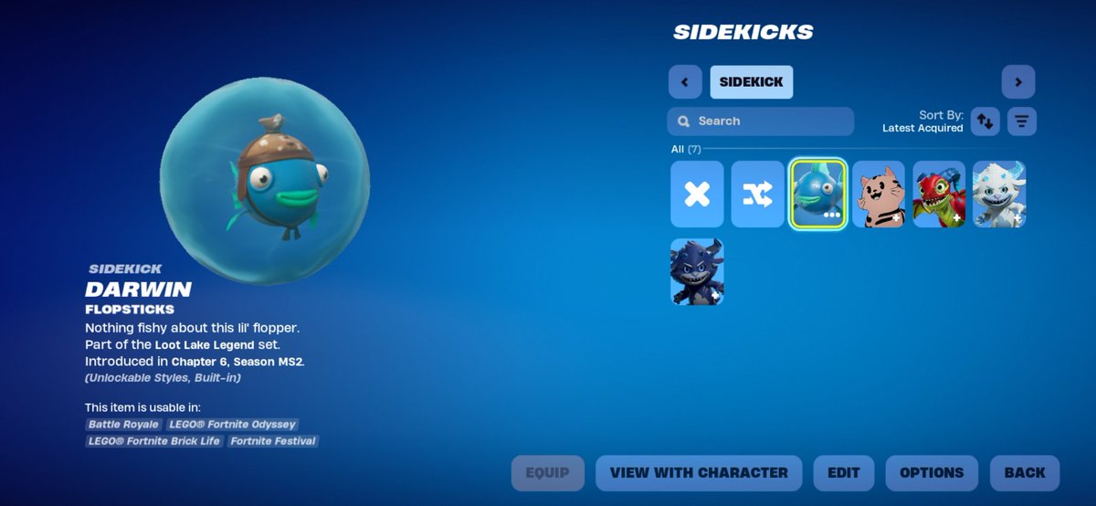 Elite_Beast32's tweet photo. @obsidiandolll I just found out I can rename sidekicks so his name is now darwin lol https://t.co/YdRlNkugRG