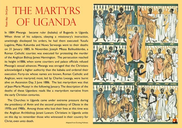 FriarJayOwoh's tweet photo. Holy Spirit, give me the boldness of the Ugandan martyrs to guard my purity even when it costs me my social standing. Jesus, King of Martyrs, make my heart pure and single-minded, that I may love You more than I fear the opinions of men. Amen. 
St Charles Lwanga and companions 🙏🏾 https://t.co/iuYfFmilOk