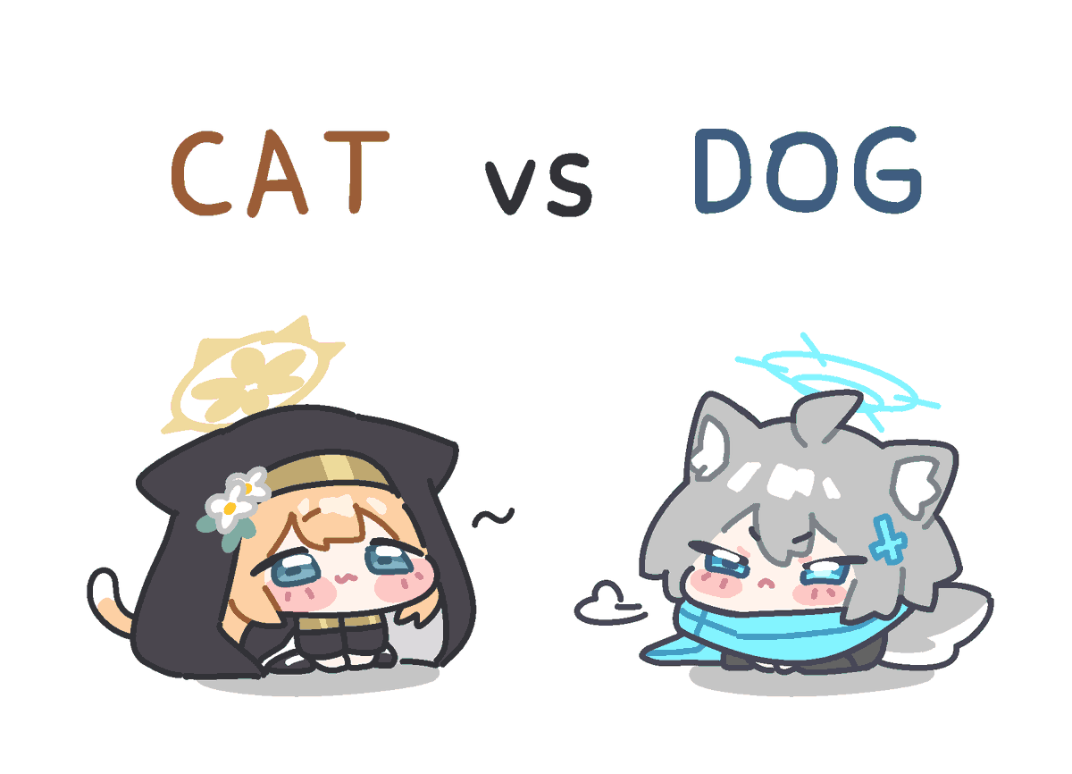 ishikoro24's tweet photo. 🐱 vs 🐺 https://t.co/K8xZUMiLMd