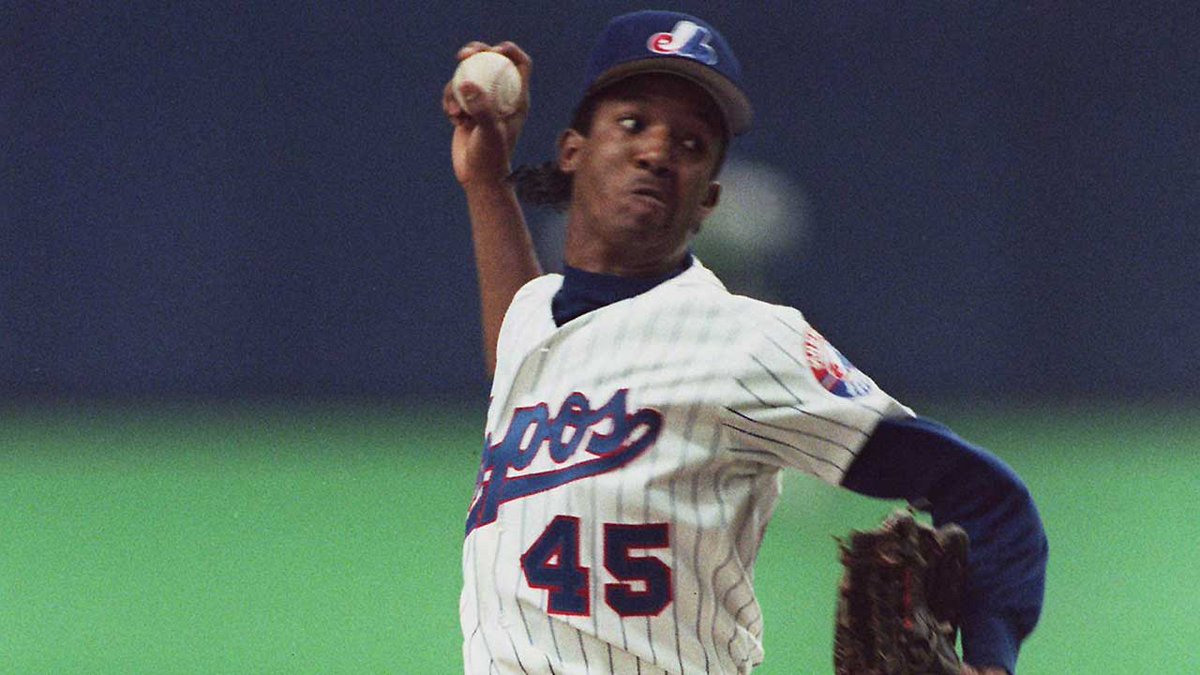 thisdayinbb's tweet photo. June 3 1995, Montreal Expo Pedro Martinez hurls nine perfect innings against the San Diego Padres. 

Listen to that game!

https://t.co/qBI6EEOhpx https://t.co/v3P7UHNAiu