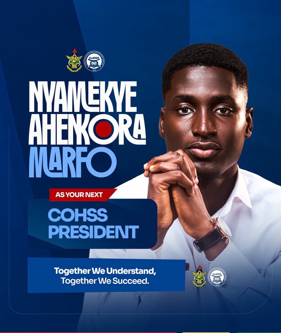 watsuptek's tweet photo. Paul Acheampong and Nyamekye Ahenkora Marfo, both presidential candidates, will merge in the race for the COHSS presidency, with the former leading the ticket.

#WatsuptekReport
#ElectionCommandCenter
#KNUSTDecides26 https://t.co/0hxRv5ZRpm