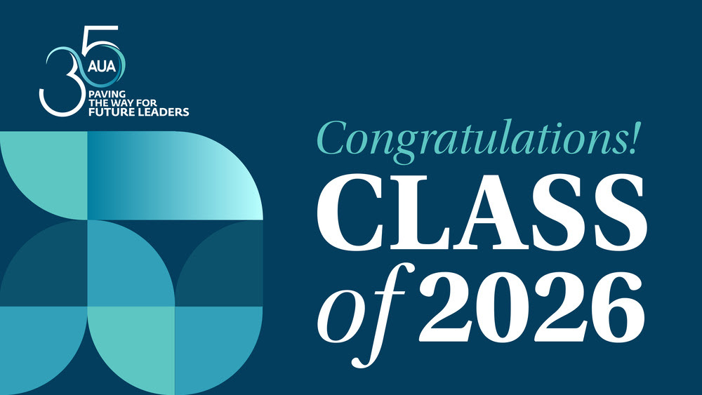 AUAPSIA's tweet photo. 🎓The AUA Commencement Ceremony is just around the corner! Don't miss a single second of it. Click "Notify Me" on the livestream links below to get reminded the moment we go live.
🔗Graduate: https://t.co/2QvZ4jy6oz
🔗Undergraduate: https://t.co/ca7wIPTBG4 https://t.co/TLtOKvkdlv