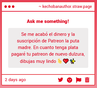 timaeusAuthor's tweet photo. "Se me acabó el dinero y la suscripción de Patreon la puta madre. En cuanto tenga plata pagaré tu patreon de nuevo dulzura, dibujas muy lindo 🫰❤️✨" -> ayy muchas gracias por el apoyo significa muchisimo cualquier cosita hasta la interacción❤🙏 https://t.co/nMXot9JigG https://t.co/YQYN2kefhI