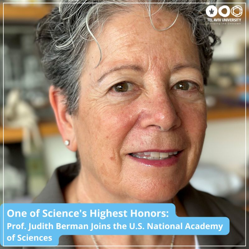 TelAvivUni's tweet photo. TAU's Prof. Judith Berman of the Shmunis School of Biomedicine and Cancer Research has been elected to the U.S. National Academy of Sciences @theNASciences, one of the highest honors in the scientific world.

Prof. Berman is a leading researcher in microbiology and genetics whose work explores how genetic changes enable drug resistance in Candida albicans, a fungal pathogen responsible for serious infections in humans.

She becomes the sixth TAUresearcher to be elected to the Academy over the past 50 years, joining a distinguished community of scientists whose work has shaped the future of research worldwide.

Congratulations!