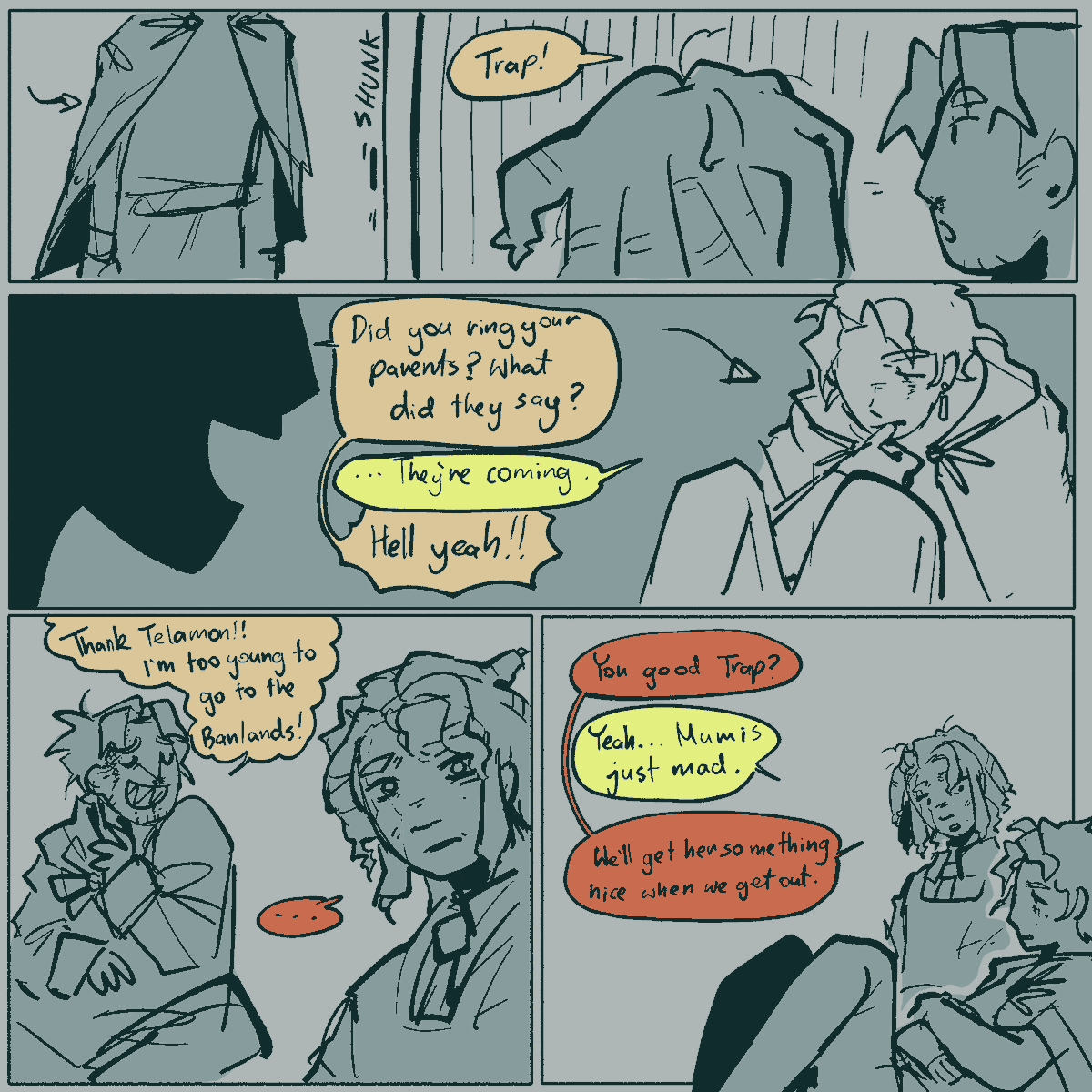 Maybemeidk29121's tweet photo. MM12 comic, right after they got captured 
#maymadness2012 #mm12 [Rehab Au] https://t.co/6IWZ0hGwEz