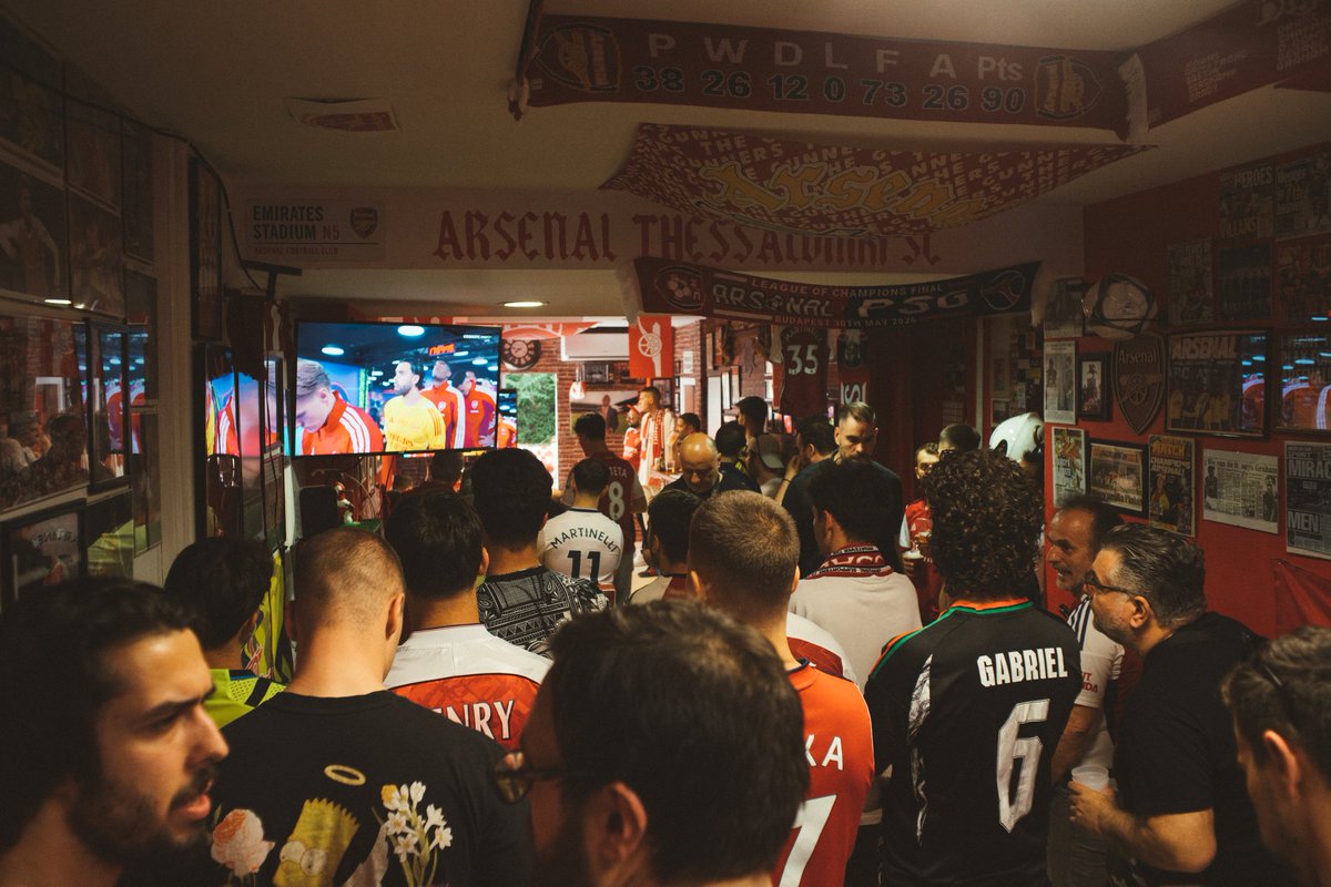 atsc2015's tweet photo. Part 3 ๐ท Photo Gallery
โญ๏ธ Champions League Final
๐ Arsenal Thessaloniki Clubhouse
๐ฅ Attendance: over 200
โ
๏ธ Greatest ever event at ATSC
๐ Thank you, till the next one
#GreekGooners ๐ฌ๐ท ๐ด โช๏ธ
#ChampionsLeague #Matchdays https://t.co/Y5eWYfTWXr