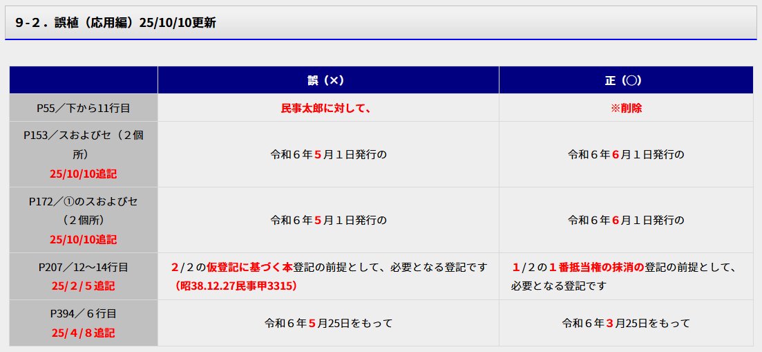 司法書士試験『リアリスティックテキスト』 (@realistic_text) / Posts / X