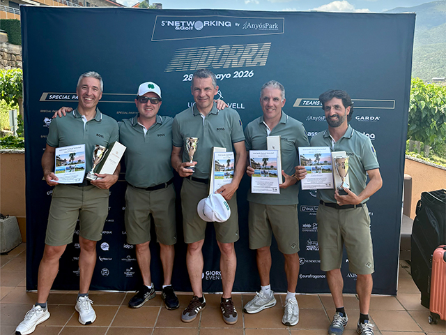 MyGolfWay's tweet photo. Éxito del 5º Networking &amp; Golf by AnyósPark Hotel, reafirmando el auge del golf empresarial en una nueva edición celebrada en UGOLF Aravell Andorra [Crónica Especial] ⛳️👇 https://t.co/EwslEc8znz https://t.co/yWdF5cRiSq