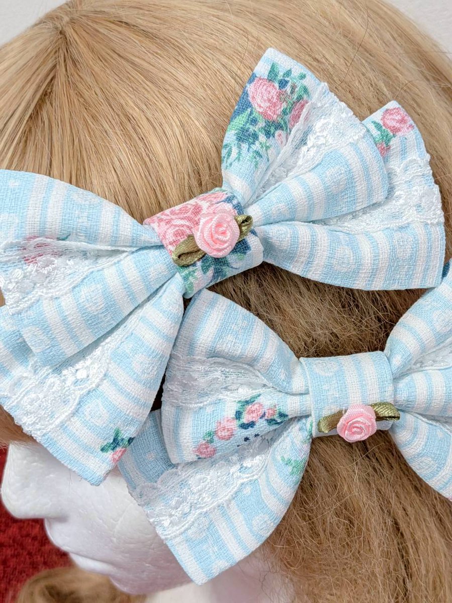 🌈オススメ紹介🌈 ◇Maison de roses〜美しき街並み〜リボンクリップ