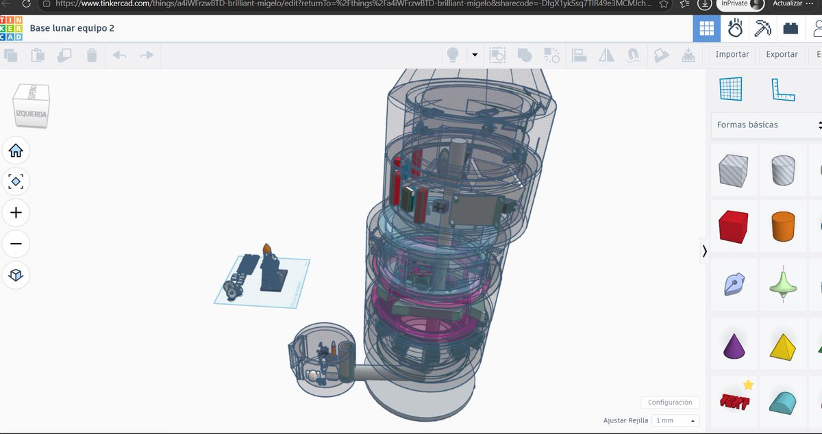 tecuribarri's tweet photo. Interesantes trabajos de investigación y modelado 3D creados por nuestros alumnos en @tinkercad. Han diseñado sus propios campamentos lunares para participar en el concurso #MoonCamp de @EseroSp. 🪐✨
@esa_es
Creatividad e ingeniería #STEAM #Observa_digitalización https://t.co/cOIUXiwCgG