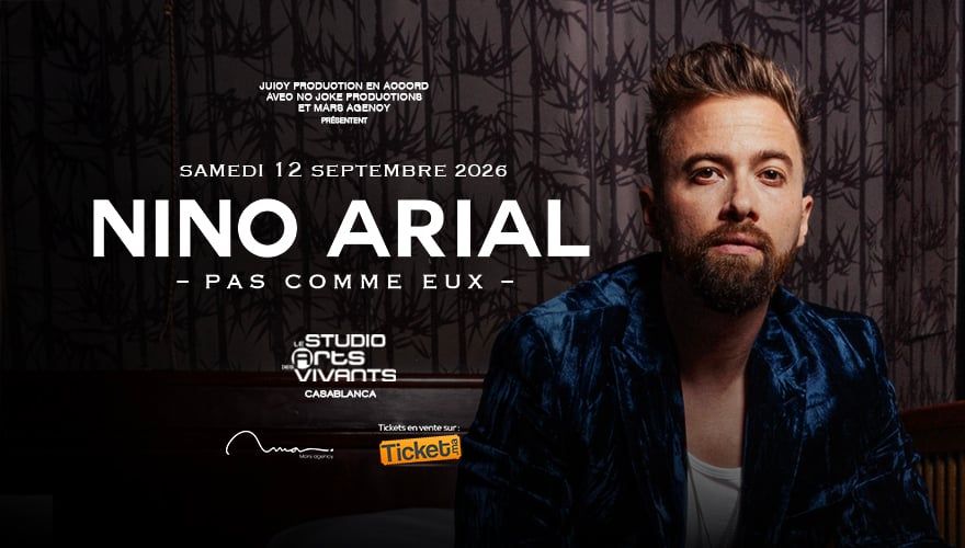 byn_app's tweet photo. Nino Arial est DE RETOUR à Casa ! 🎭 Après des shows sold-out, l'humoriste aux millions de vues revient avec "Pas comme eux". Préparez-vous à une soirée inoubliable le Samedi 12 Septembre 2026 à 20h00. Ne manquez pas ça ! #NinoArial #Casablanca https://t.co/UHgonhDnN2 https://t.co/khZ8jZxgf0