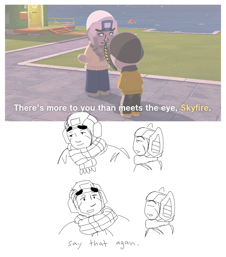 buggleboos's tweet photo. stupid transformers tomodachi life joke https://t.co/ldGTebsIZw