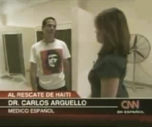 CogitoEdu's tweet photo. During the Haiti Earthquake Cuban medics some of the first people on the ground, many were already there when the disaster happened.

US media outlets refused to mention them. CNN infamously interviewed a Cuban doctor, changed his name and called him Spanish. https://t.co/iLEHbNPdPZ