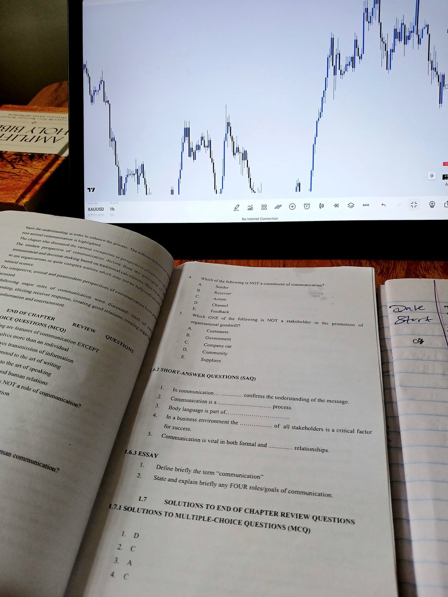 DanielTheMSA's tweet photo. My Daily Routine When I don't see Setups is to
⏭️STUDY FOR MY EXAMS 📚
⏭️BACK-TEST THE CHART📊
⏭️PLAN HOW TO GROW IN CAPITAL SIZE🏦
#SMC #XAUUSD #BTCUSD https://t.co/muc7KX10VK