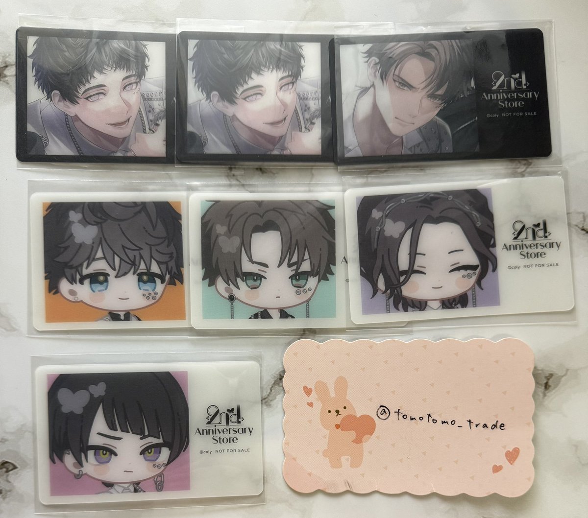 tomotomo_trade's tweet photo. 【交換.譲渡】
ブレマイ 2周年 特典

譲
前半 : ○神家 槻本
後半 : ★樋宮 槻本 隠岐谷 ★麻波

求
500円/枚＋送料
or
恩田 祠堂(友人分)

★は恩田との交換優先or祠堂との交換･譲渡は○同数~

検索からお気軽にお声掛けください https://t.co/GkldjTYMaP