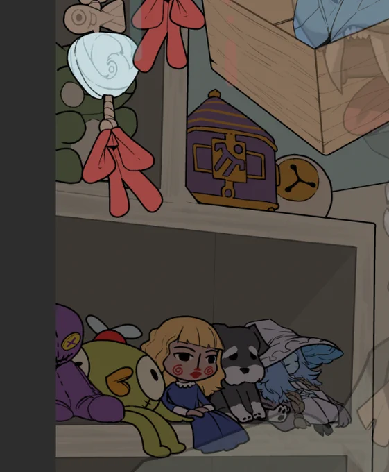 bunch of dolls
