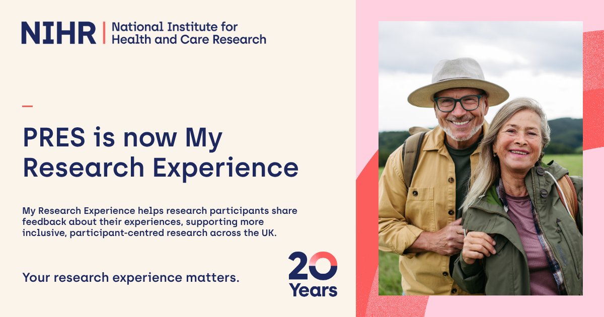 NIHRrdn's tweet photo. 💬 Feedback improves research delivery.

My Research Experience helps research teams better understand participant experiences and improve future studies.

Learn more 👇https://t.co/G83CkdjwCL https://t.co/00Rn8rOatq