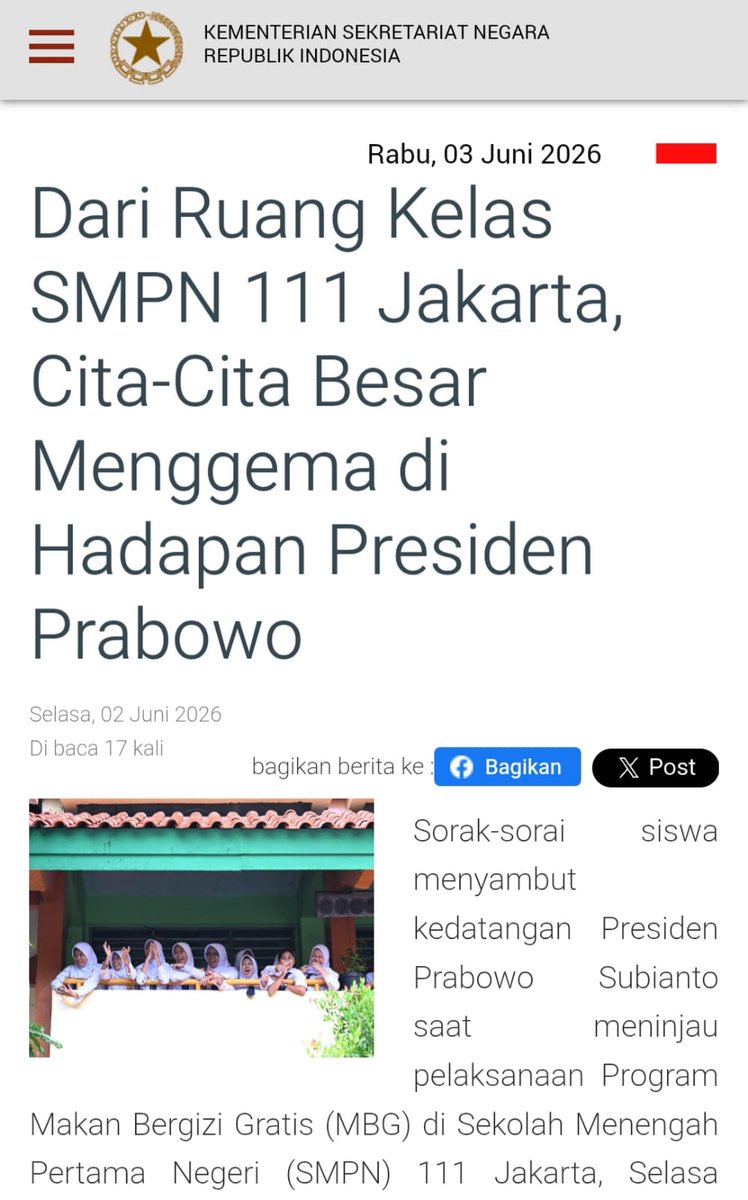 jujunjunaaee's tweet photo. Benar, negara berperan dalam wujud infrastruktur darat yang menyambungkan isolasi ke arah perkembangan.  Untuk Kemakmuran Rakyat https://t.co/FQNq0alQsy