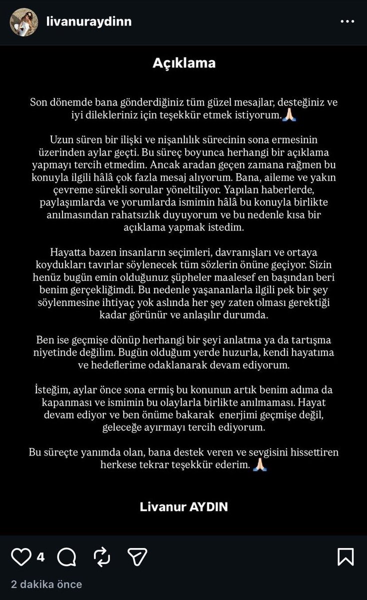 _nilulin's tweet photo. Şu açıklamayı bugün yapması da manidar oldu. https://t.co/sajghGTwwD