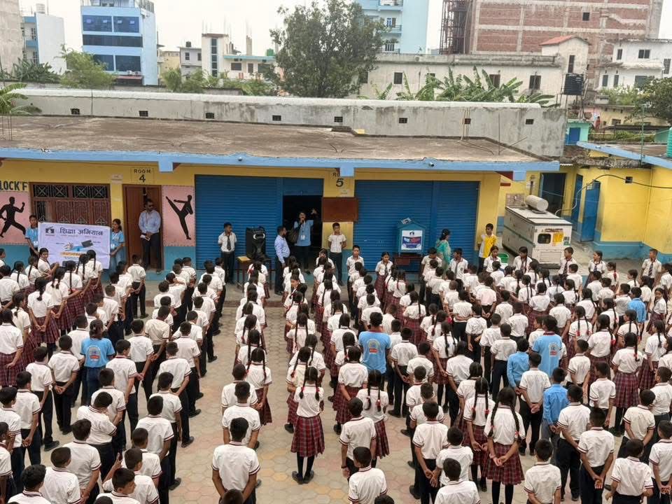 TheMsnEducation's tweet photo. Mission Education Box successfully placed at Aristo English High School at Dhangadhi -8  campusroad, kailali, Nepal.
                                 
Manav Dharma
Mission Education
#MissionEducation
#nepalmanavdharma 
#EducateChildEducateNation https://t.co/1jRCecIN87