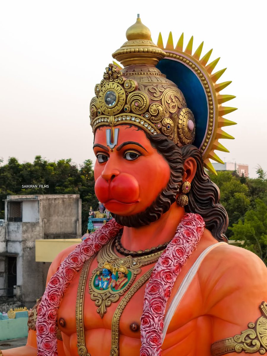 RahulMhta22's tweet photo. Good Morning Everyone ✨🧡🙏

The mighty Lord Hanuman Ji in all His glory — a massive and divine statue from Hyderabad. 

Symbol of strength, devotion and selfless service to Lord Rama.

Jai Bajrangbali! 🏹

Which form of Hanuman Ji is your favourite? 

#HanumanJi #JaiBajrangbali #Hyderabad #SpiritualIndia #HanumanStatue #Mahadev