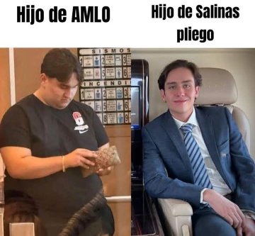 PonchoAviles1's tweet photo. 🚨👉Los hijos son un reflejo de sus padres.
@lopezobrador_ .........................👇🏻.......@RicardoBSalinas👇🏻 https://t.co/yj5zyQkSQm