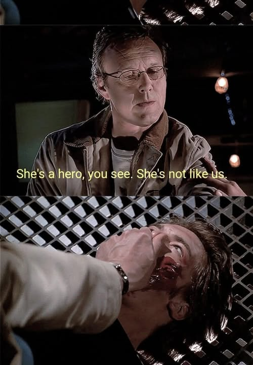 NotLividB's tweet photo. Lorne just pulled up a Giles in the S5 finale with Lindsey as a last deed for Angel, I have never been more stunned in my life, what was this finale https://t.co/DaZbG7MiNI