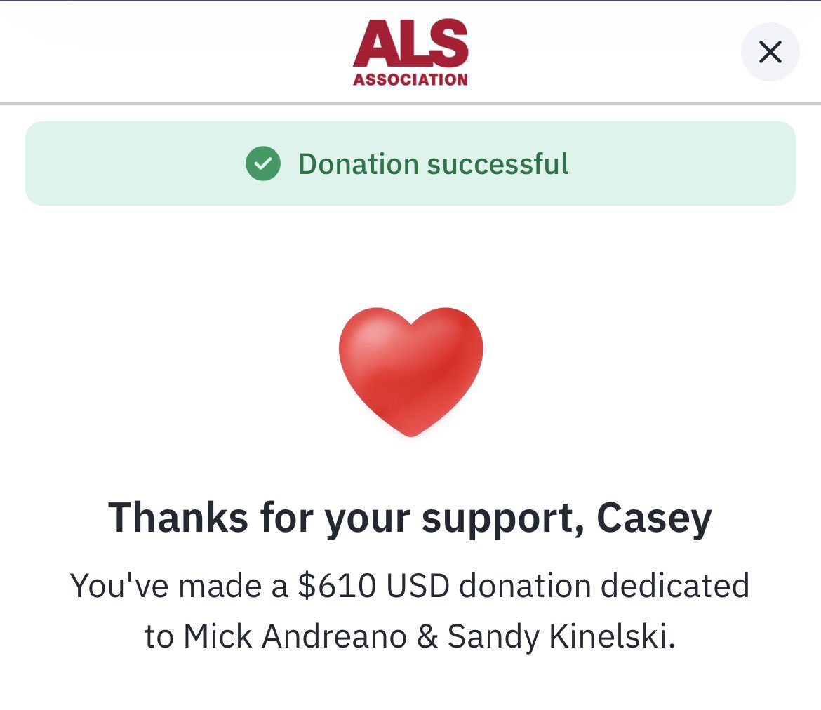 CaseyBryant51's tweet photo. Means a little extra to finalize this donation on #LouGehrigDay…

102 goals through the playoffs + Memorial Cup means a lot going to https://t.co/C70ypjMoPA. Thanks for supporting #GreenMeansGoALS, Silvertip Country.

For Mick and Sandy 💚 https://t.co/wbgfNLdpLh
