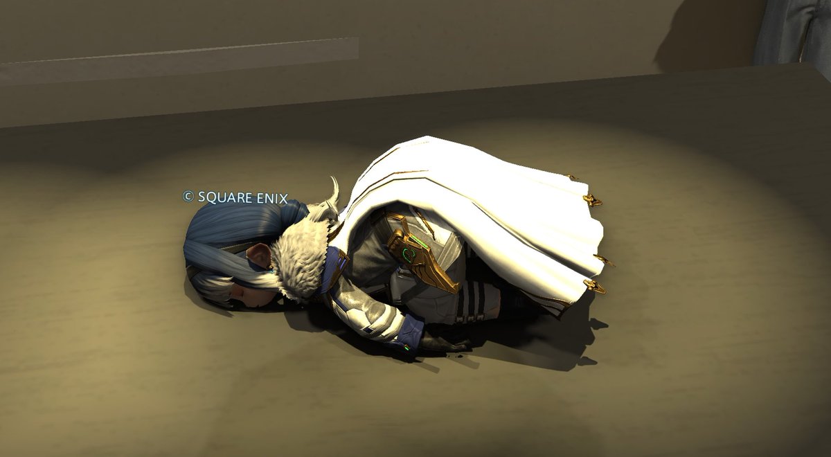 Trombe39's tweet photo. 某フレさん宅に連れてこられたララフェル。
解体されそう…( 'ㅂ')
 #FF14 https://t.co/9P7ZRSeIsW