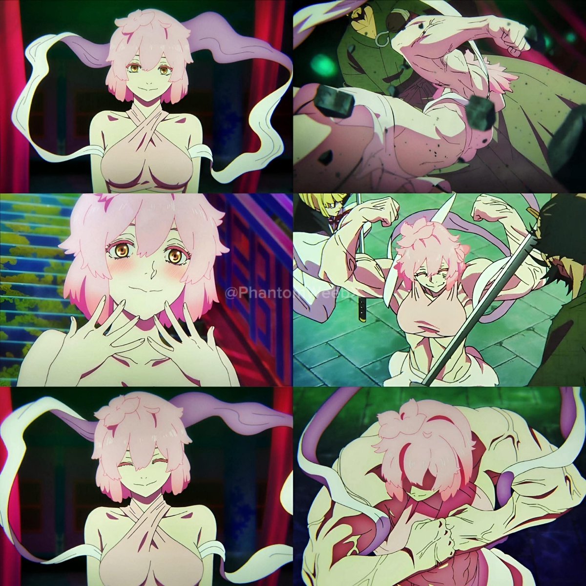 PhantomWeebX's tweet photo. She smiles like an angel and fights like a final boss https://t.co/XxDnQpQjDX