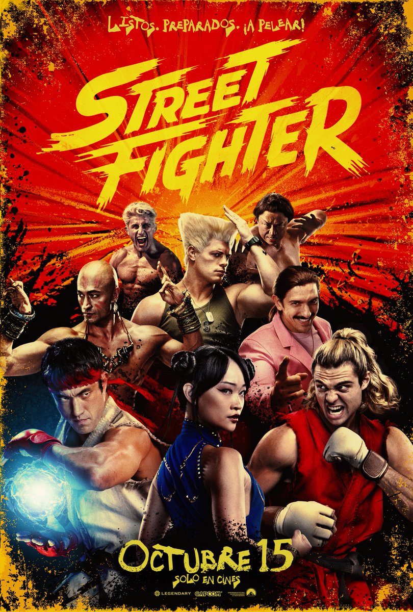 gamefyvg's tweet photo. Será el 15 de octubre cuando llegue a las salas de cine #StreetFighterLaPelícula 💥 #GFy #Gaming #Entretenimiento https://t.co/hzfxc0EtG8
