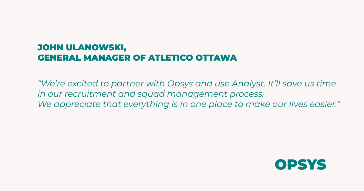 StevenMarcScott's tweet photo. We're pleased to announce @atletiOttawa as a design partner! Excited to work &amp; build together with the current @CPLsoccer champions

My time at the CPL &amp; working JD was always one I'll remember fondly, so looking forward to collaborating &amp; improving our Analyst platform https://t.co/ILJ2xlRBsw