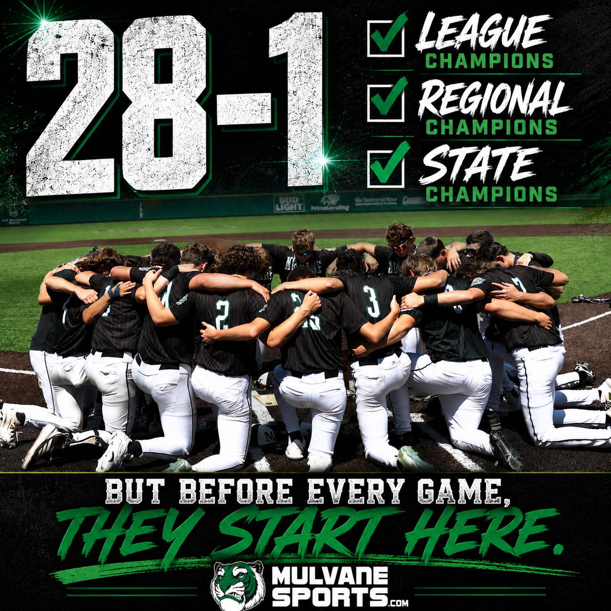 MulvaneSports's tweet photo. Championships aren't built only on talent. They're built on trust, accountability, humility, and a commitment to something bigger than yourself.

This moment happened before every game, regardless of the opponent or the stakes.

One team. One purpose.

#MulvaneWildcats #Family https://t.co/2THZJ4u8Eq