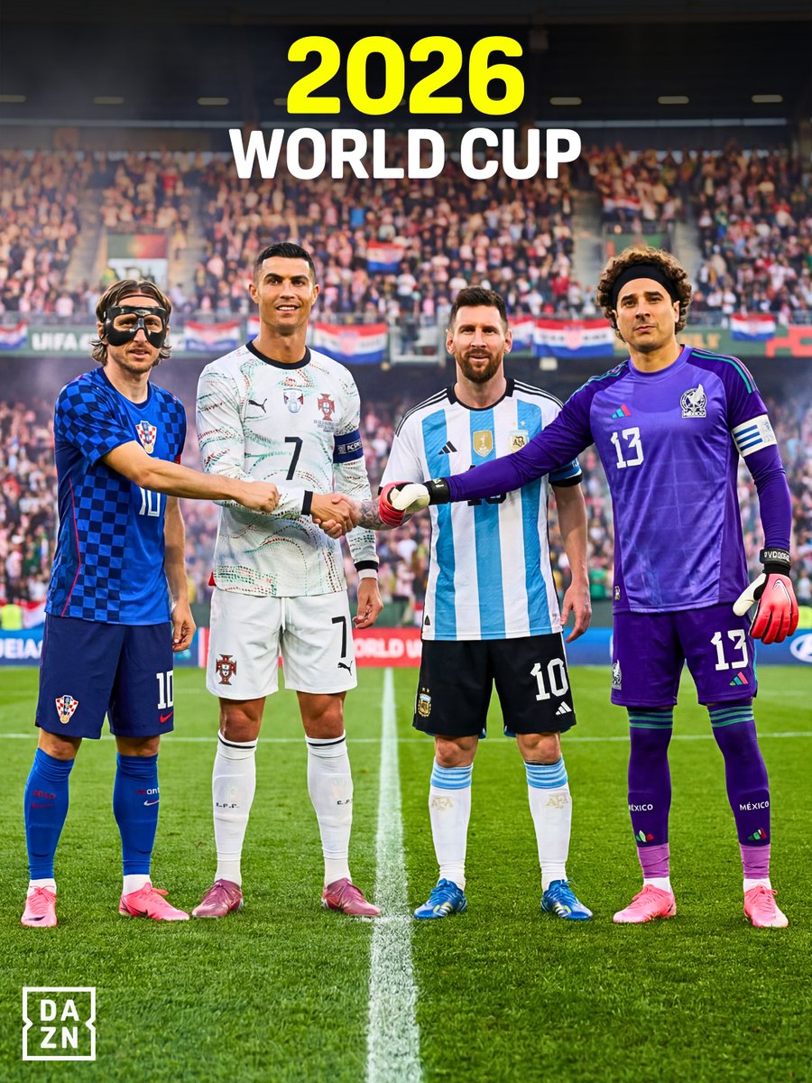 DAZNFootball's tweet photo. 736 men arrived in Germany in 2006...

Only FOUR remain for the 2026 World Cup 🌎🏆

#FIFAWorldCup #WorldCup