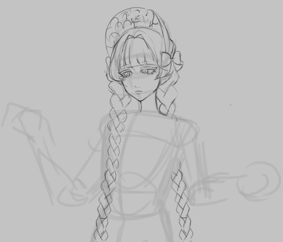 Gamjita_'s tweet photo. I took a break from drawing for a few days, but I'm working on a oc.

I'm getting ready for the art fight! 

#oc #artfight https://t.co/VPDOlh0Kmk