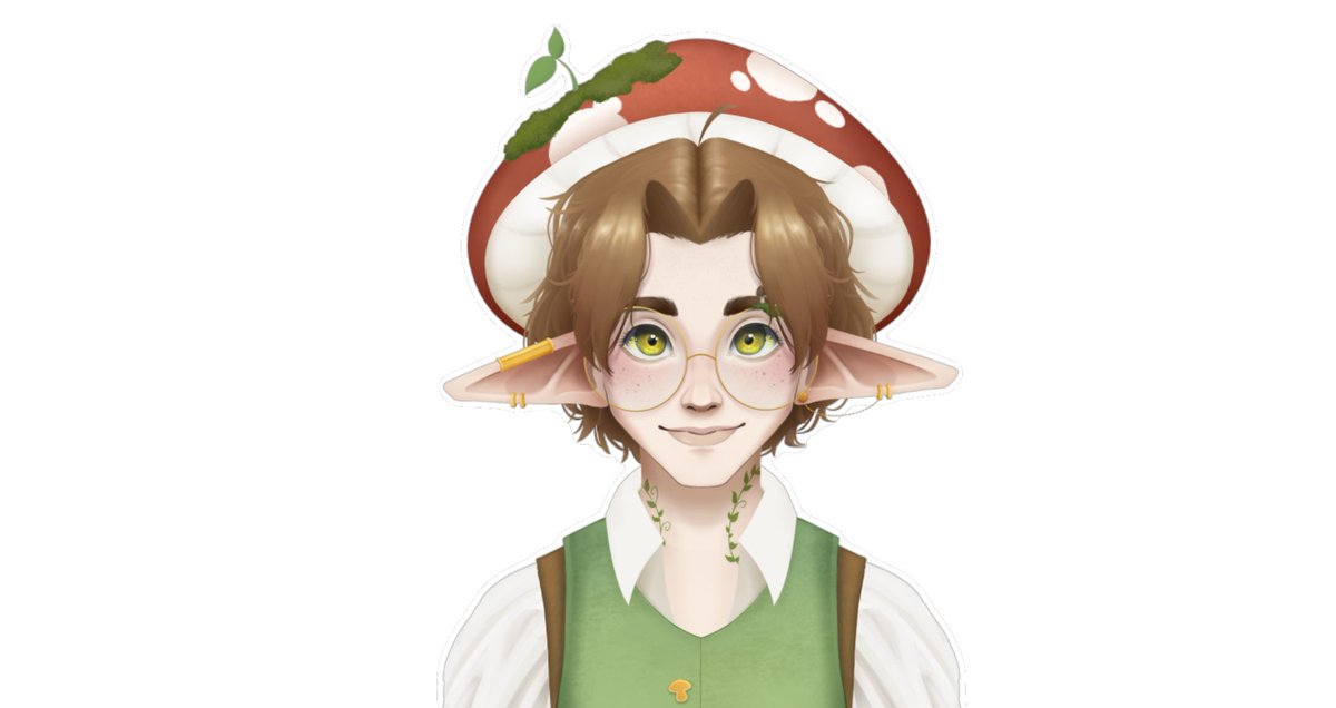 KTrufflesVT's tweet photo. @NillowVT Little guy AND BUG~ I got you ^^ Elf Vtuber by Day, Roly Poly by Night~ My bug toggle is getting a redesign atm but here is the boyo ^^ I LOVE YOUR DESIGN BTW ^^ https://t.co/hX3hUu9dA7