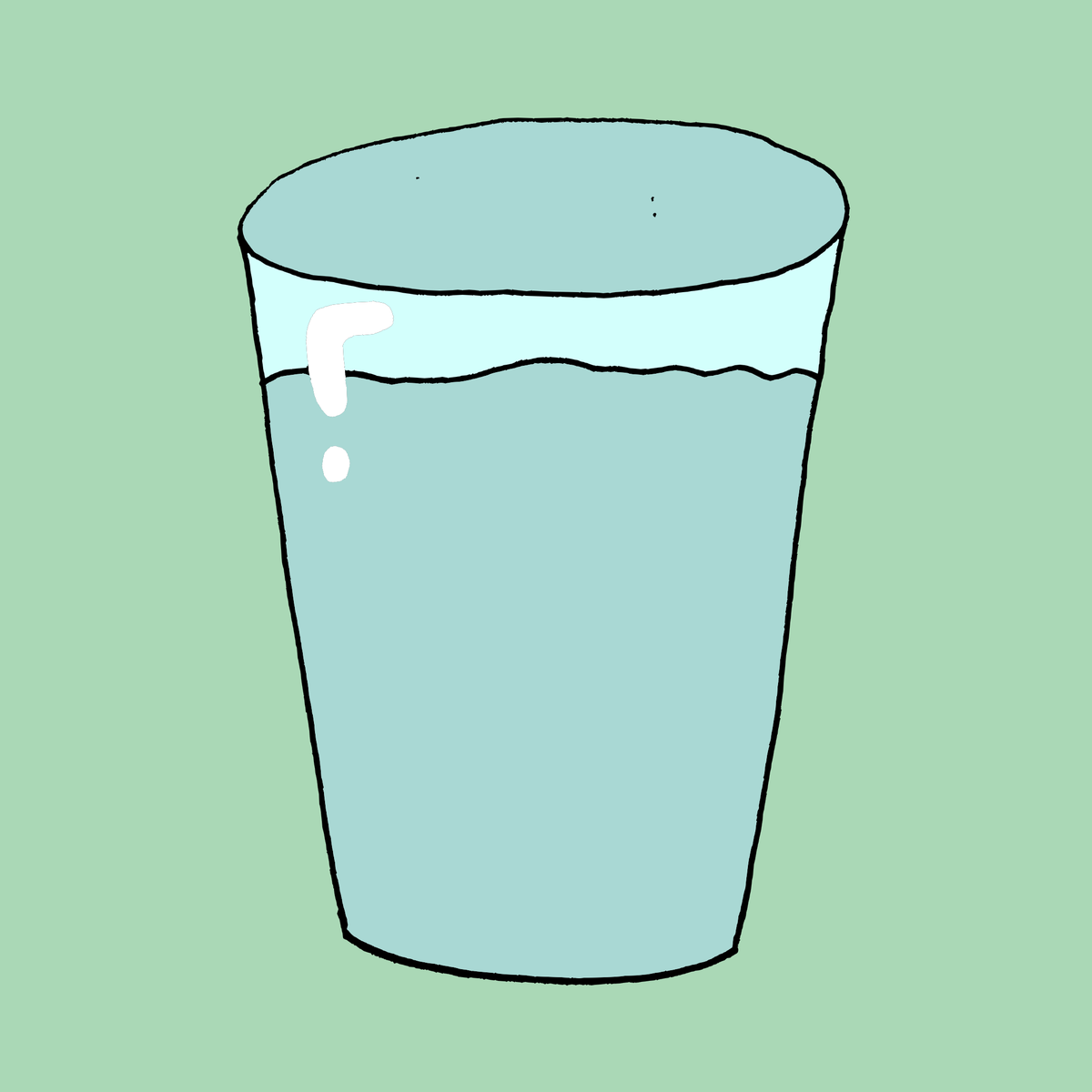 KitsuneAino's tweet photo. a glass of water https://t.co/fjiMr0VKLV