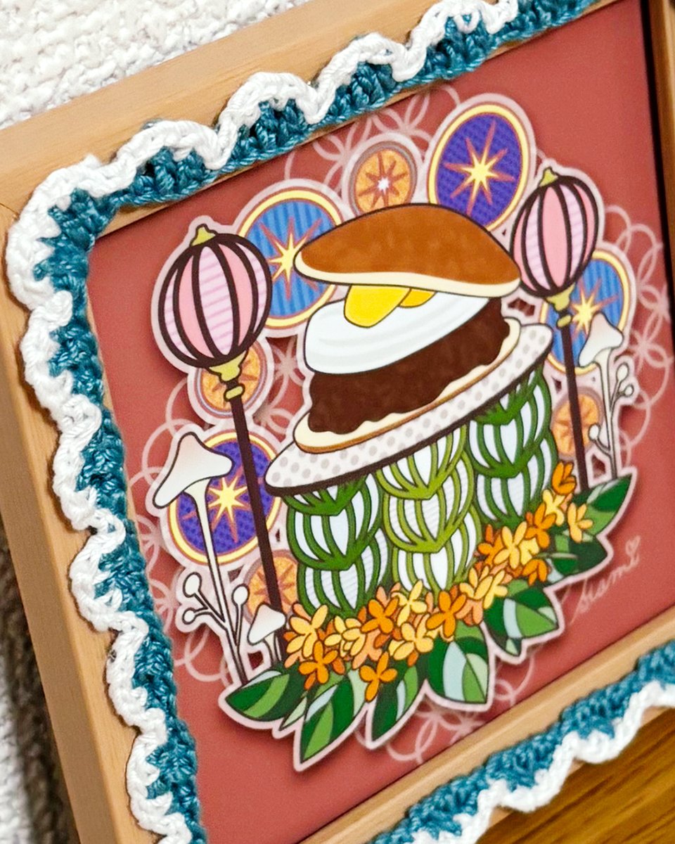 MacchiBaco's tweet photo. 「幾重」10角額装

Mami 初ミニ #個展 ✨
「＠マッチバコ」

会期🔸5/28（木）〜6/7（日） ※6/1～6/3休廊
時間🔸11:00～18:00
会場🔸Gallery IYN ※在廊なし

会期中、Gallery #IYN 様が通販対応してくださいます🤗

⬇️コチラから
https://t.co/sOH3PjnYN8

#イラスト #アート #かぎ針編み https://t.co/KIRAs0aBpF