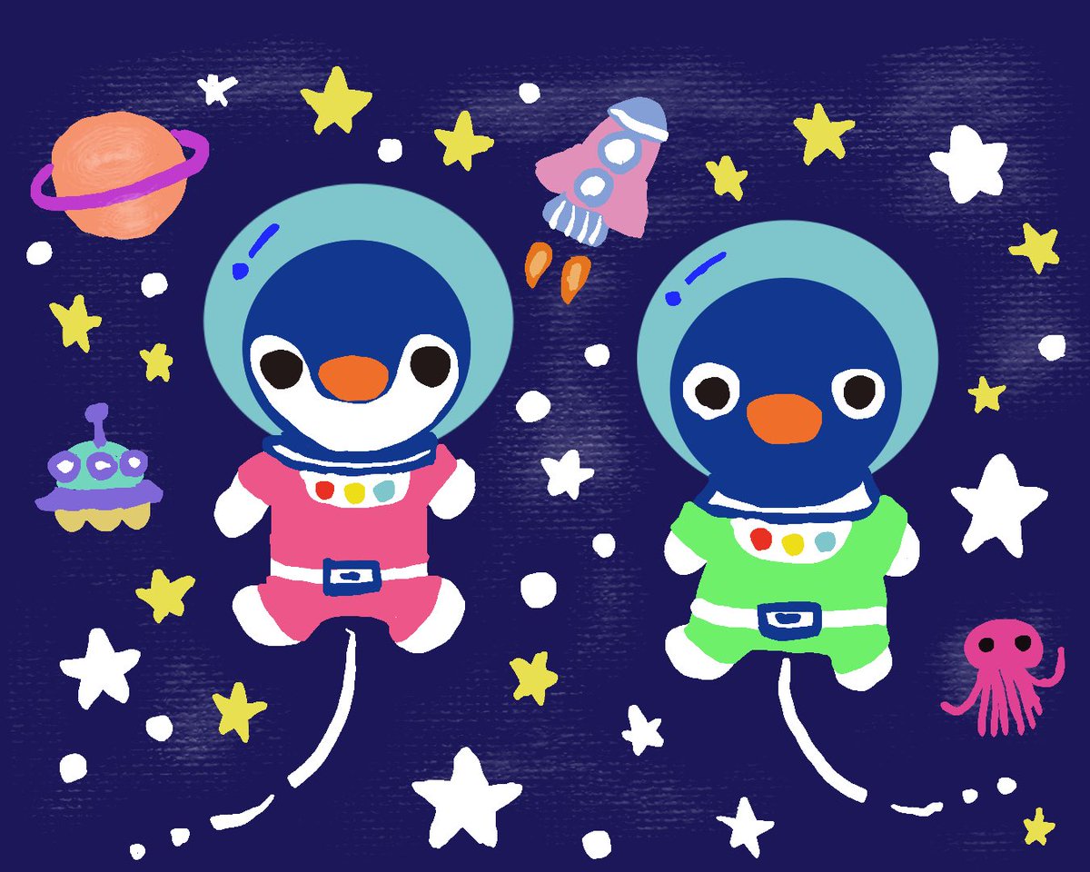 zakiwebdesign's tweet photo. 宇宙に行ったルルチコ🪐🚀🛸👽🐧
#ルルチコ
#ルルチコの世界
#popテイスト制作デザイナー https://t.co/siA1KkrFpP
