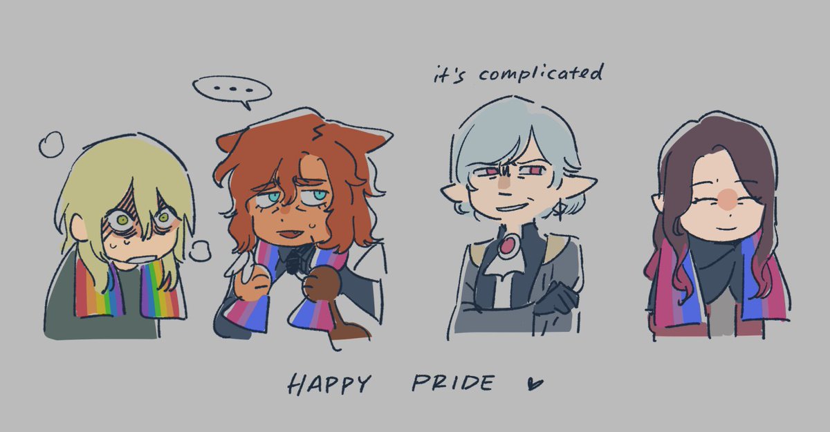 sabato__n's tweet photo. happy pride... here are the OCs https://t.co/UJDsqilQVt