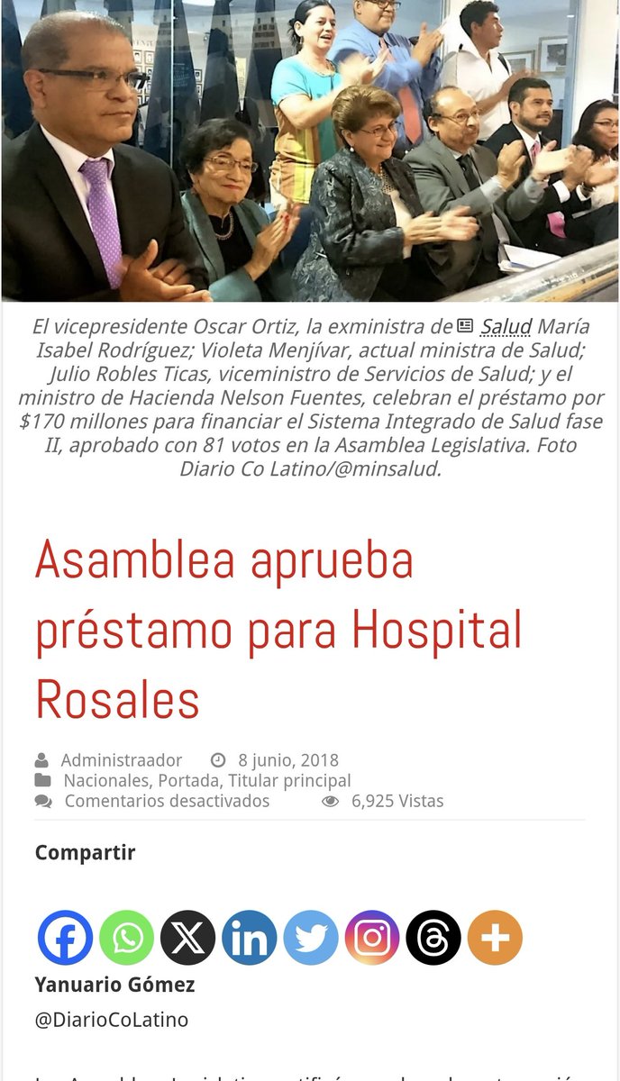 apatitasv's tweet photo. @AlexiaRivasG1 Dónde están los $170 millones de dólares aprobados originalmente? Usted es uno de los Puya botones que aprobó la adquisición de mas préstamos para el Rosales. Un día no muy lejano tendrá que rendir cuentas ... https://t.co/ZwUOOgfJcS