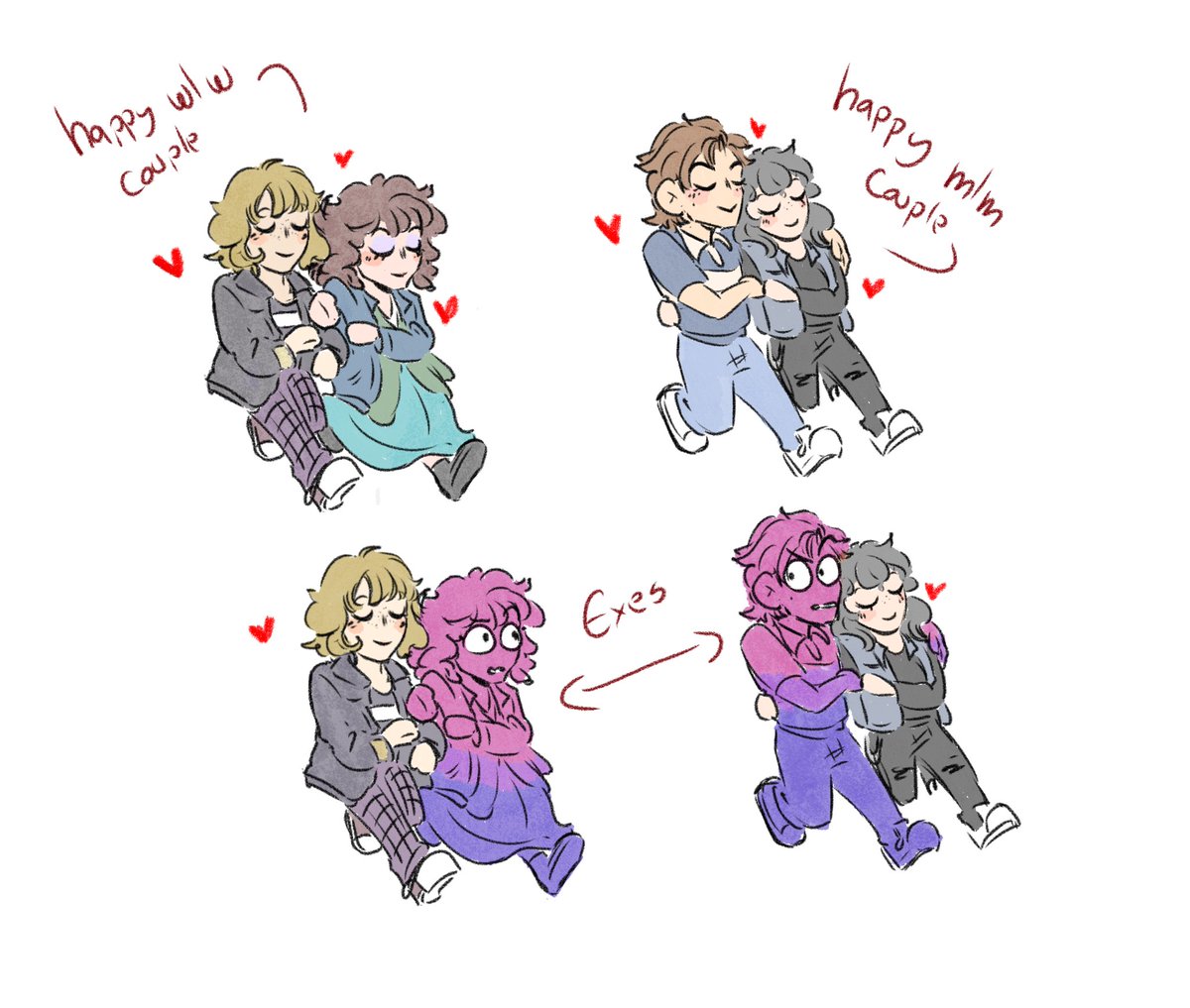 moiipon_'s tweet photo. Happy pride to the bi exes :P
#steddie #ronance https://t.co/1oIuJ4tdXY