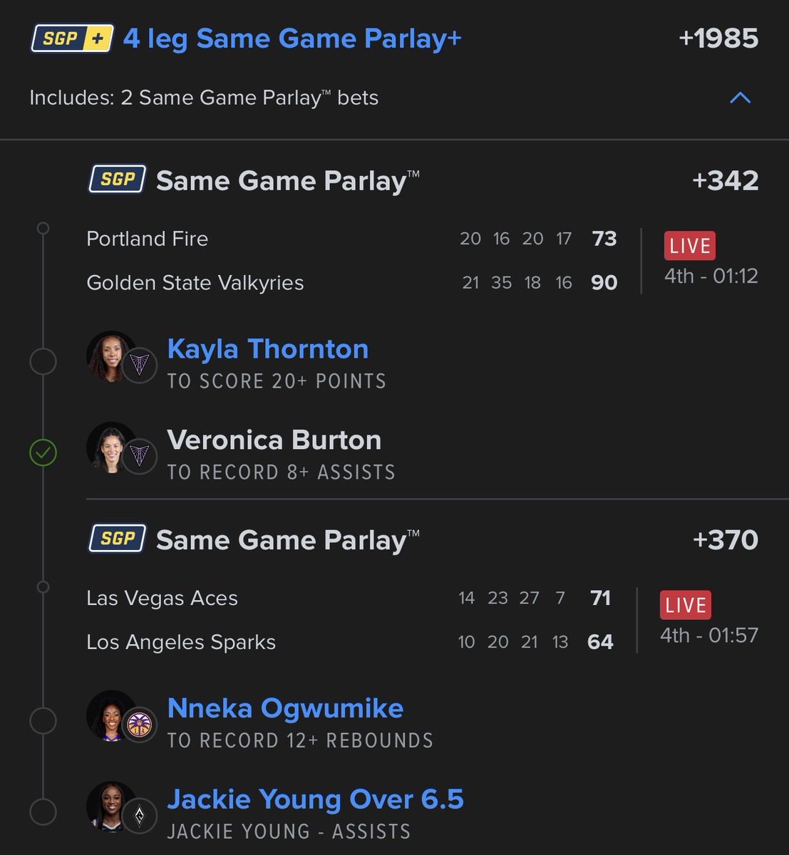 Philly_Flow's tweet photo. Live slip loses thanks to Thornton by just 1 point https://t.co/7f2lhg7Mqj
