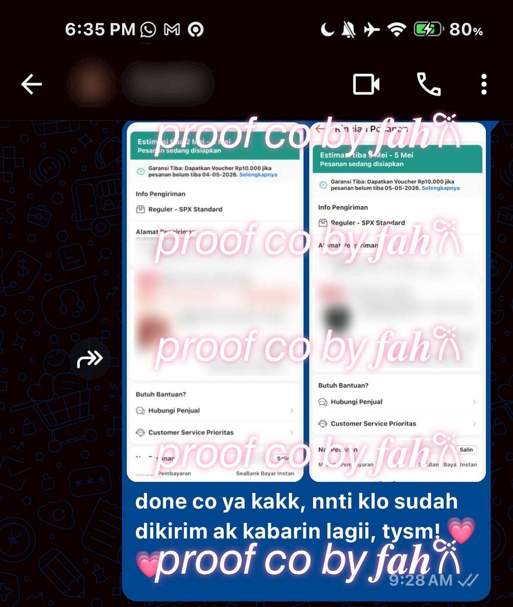 194cart's tweet photo. ㅡ proof co (449), (450), (451) &amp; (452) 🛍 jasa co shopee vip #194cart_proof https://t.co/yfTzvCpLdX