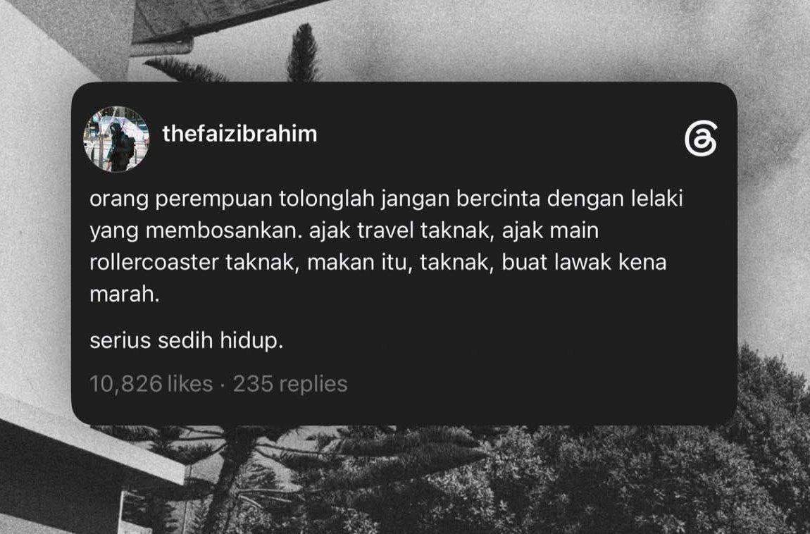 ZacZakirin13's tweet photo. Context kalau bercinta lepas kahwin valid.

Tp kalau context bercinta sblm kahwin, tak valid. Sbb takkan nak perhabis duit kat org yg tak jd bini lg, apa lg travel sekali sblm kahwin. https://t.co/DC7o0s7scS