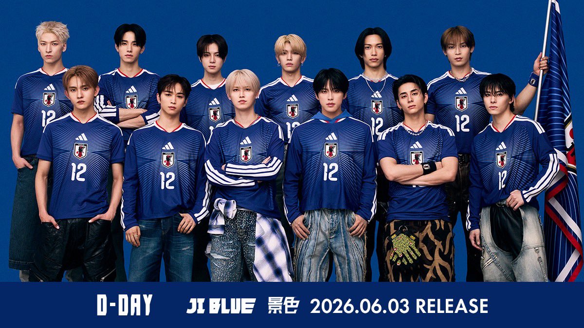 official_jiblue's tweet photo. ⚽️𝐃-𝐃𝐀𝐘

JI BLUE

NEW SINGLE “景色”
2026.06.03 RELEASE

#JI_BLUE
#最高の景色を
#世界一の追い風になろう https://t.co/nULP7PuYmD