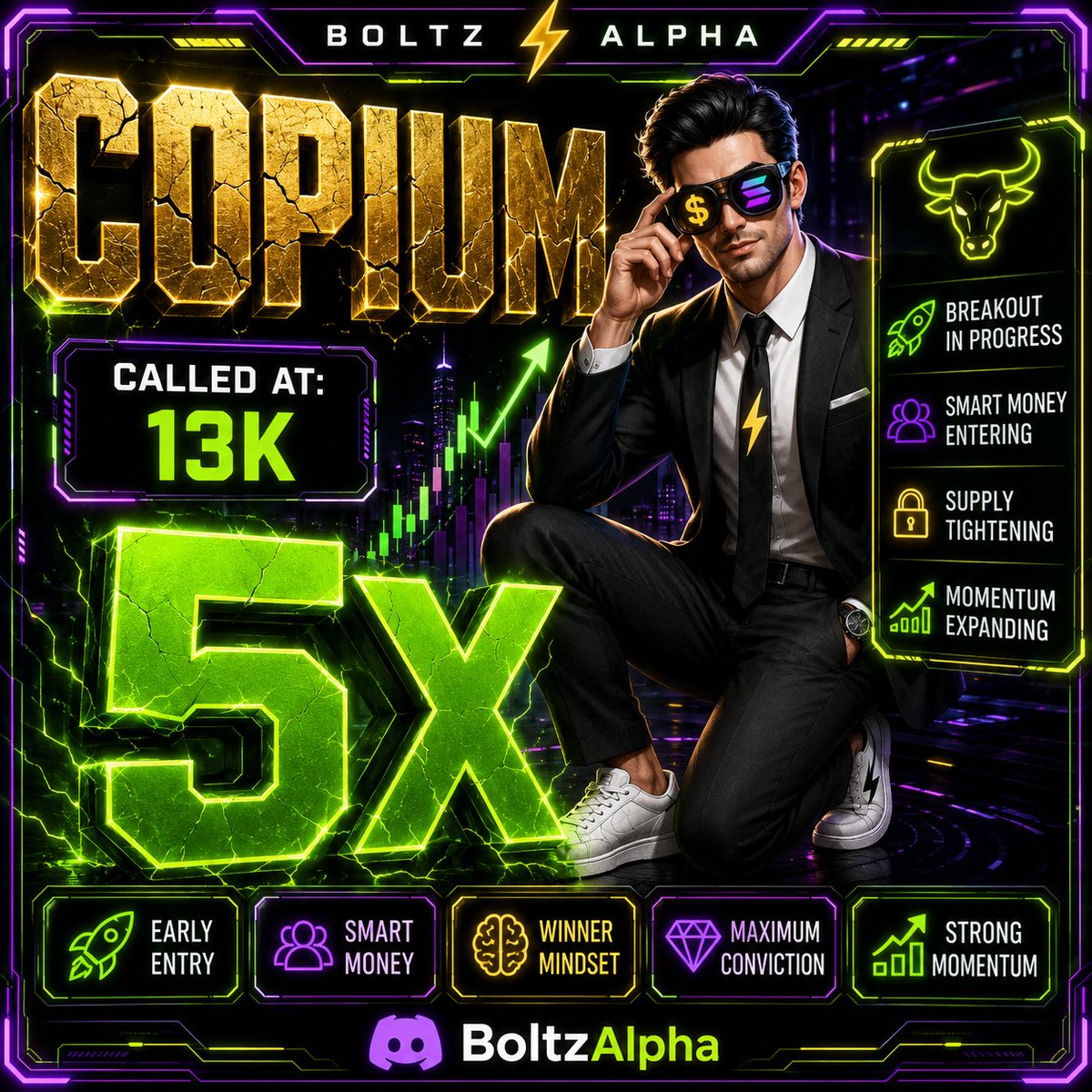 cryptoboltz's tweet photo. Another great early catch inside Boltz Alpha with $COPIUM.

The name and narrative fit the trenches perfectly right now.

Let’s see if this one keeps pushing higher.

🐴 Trojan: https://t.co/A6pz5cWImx
📈 Axiom: https://t.co/neCNKQB1Iq
📈 Padre: https://t.co/a7BNI1XthI

 https://t.co/9iap33s0VX