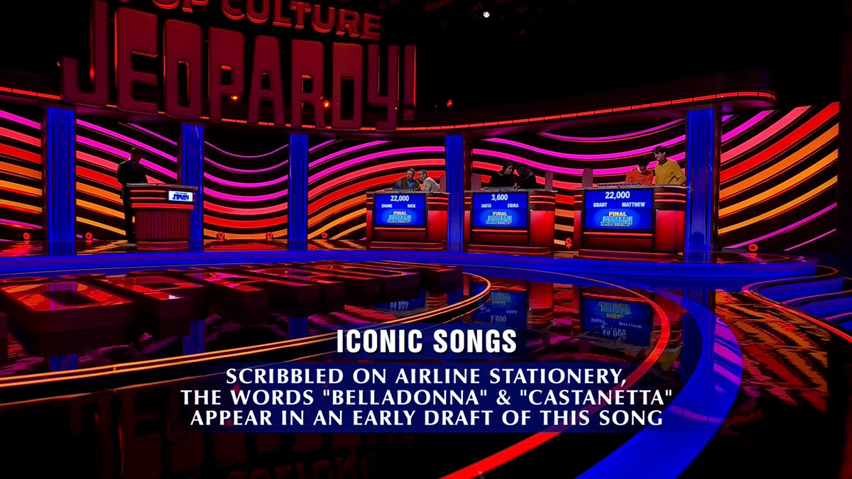 Jeopardy's tweet photo. ...because it's iconic. 🙌 https://t.co/D4U80l1ris https://t.co/rvYc0pYsLG
