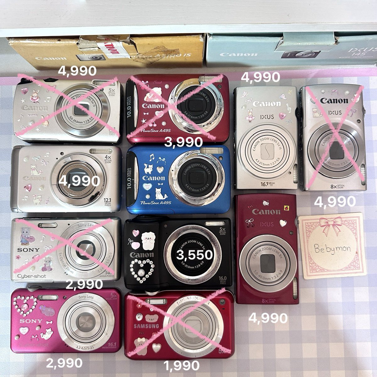 anglecame's tweet photo. กล้องดิจิตอลโทนสวยทุกตัวค่า พร้อมส่งคับ🫶🏻

#กล้องดิจิตอลคอมแพค #กล้องดิจิตอลเก่า #ส่งต่อกล้องดิจิตอล #ส่งต่อกล้อง #กล้องดิจิตอล #กล้องมือ2 #กล้องมือสอง #กล้องดิจิตอลมือสอง https://t.co/kYEeAIJvvP