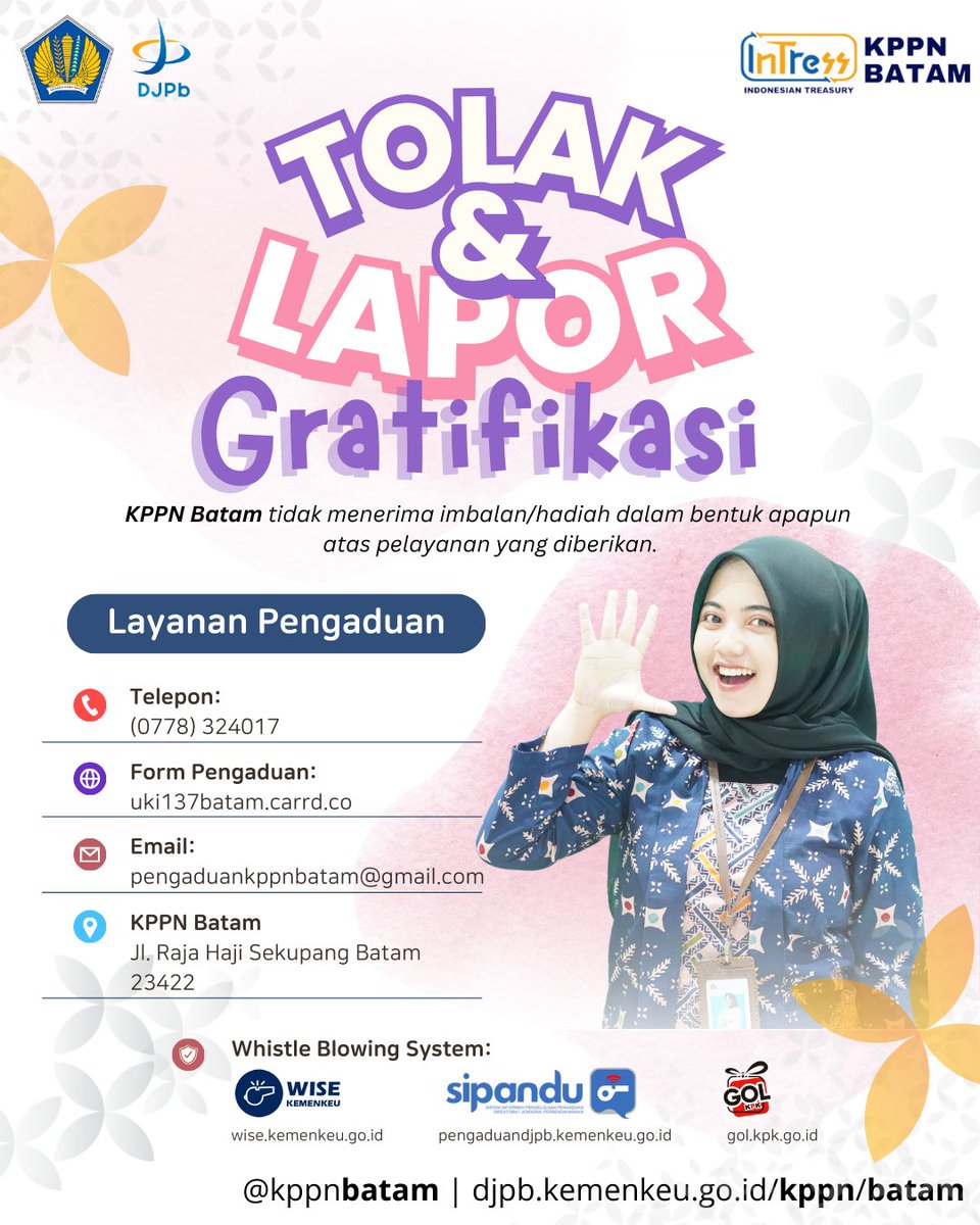 kppnbatam's tweet photo. Hallo, Mitra Kerja KPPN Batam👋🏻
Berikut kami sampaikan Realisasi Belanja di Wilayah Batam dan Karimun Periode April 2026 dengan total realisasi sebesar 976,3 M.  
Realisasi belanja akan terus dikelola dengan baik sehingga pelaksanaan anggaran dapat berjalan efektif dan efisien. https://t.co/EpPtbU8QzB
